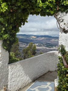 Panoramic view of Bogotá from Cerro Monserrate – one of the top things to do in Bogota for incredible city views.