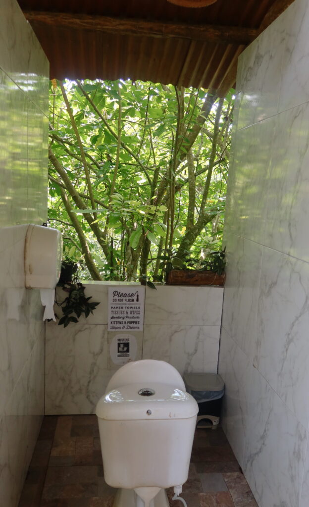 Tayrona National Park Where to stay Journey Hostel toilet views