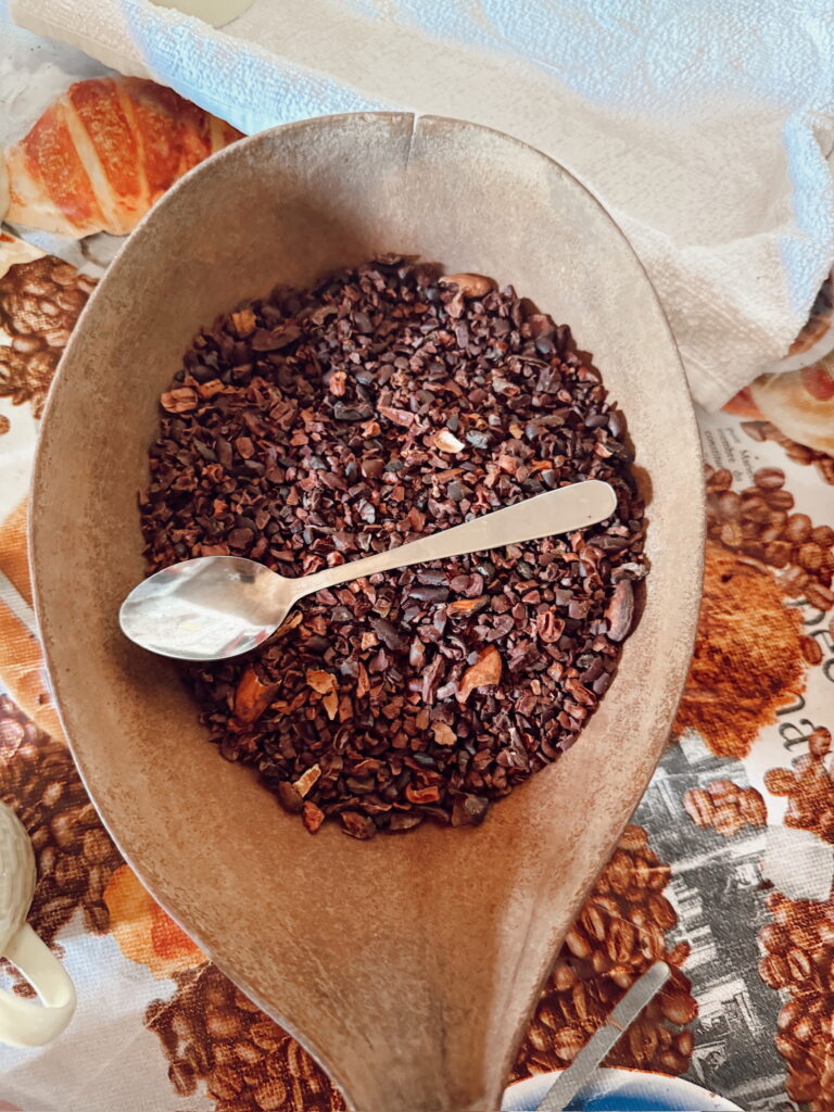 Learning the cocoa processing steps at a chocolate farm in Minca, Colombia. Best things to do in Minca
